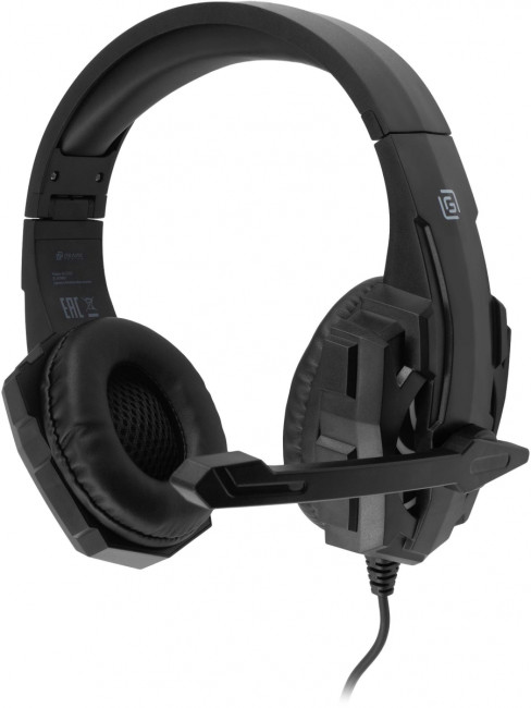 Наушники с микрофоном Oklick HS-L355G черный 1.8м мониторные оголовье (1939807) Oklick 1939807