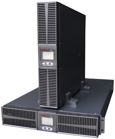 Онлайн ИБП ДКС серии Small Rackmount, 1000 ВА/900 Вт, 1/1, 6xIEC C13,EPO, USB, RS-232, RJ45, Rack 2U, 2x9Ач DKC SMALLR1A5I Small Rackmount