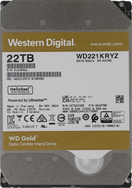 Жесткий диск WD WD221KRYZ Жесткий диск WD WD221KRYZ