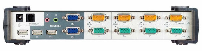 Переключатель консоли электронный, 4 порта USB, USB управление ATEN CS1744C Переключатель консоли электронный, 4 порта USB, USB управление ATEN CS1744C