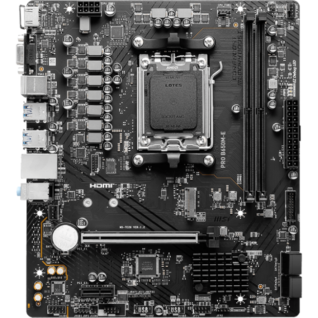 Материнская плата MSI PRO B650M-E