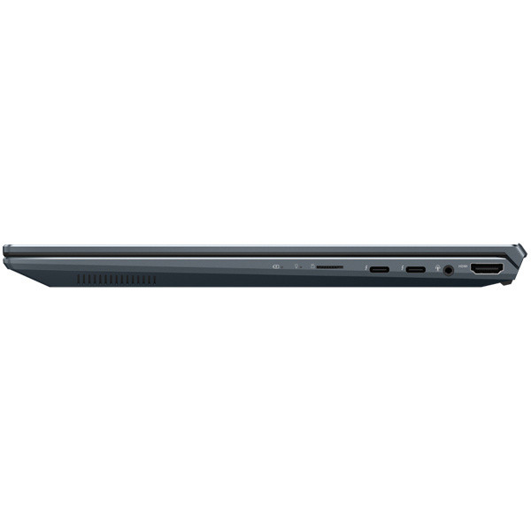 Ноутбук ASUS UX5400EG-KN193T Touch +Sleeve+cable 14"(2880x1800 OLED 16:10)/Touch/Intel Core i5 1135G7(2.4Ghz)/8192Mb/512SSD+32 OptaneGb/noDVD/Ext:nVidia GeForce MX450(2048Mb)/Cam/BT/WiFi/war 1y/1.4kg/Pine Grey/W10 + ScreenPad 2.0