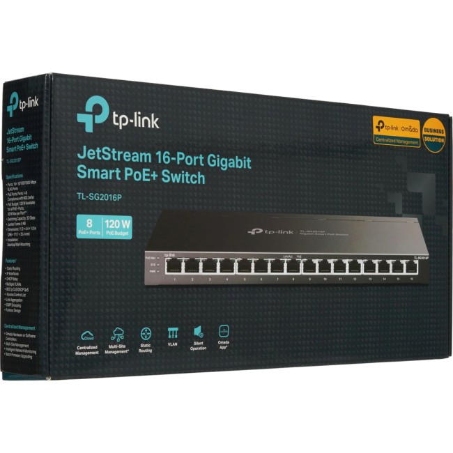 Коммутатор TP-Link SG2016P Коммутатор TP-Link SG2016P