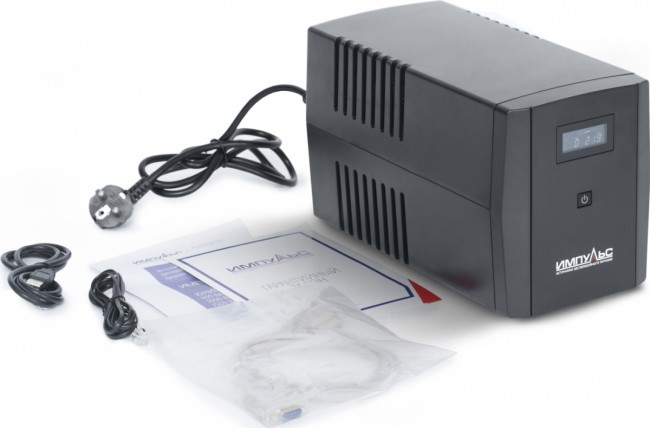 ИБП ЮНИОР СМАРТ 1200, 1200/720 ВА/Вт, LCD, USB, RJ11/RJ45, IEC-C13x6 Импульс JS12211 ИБП ЮНИОР СМАРТ 1200, 1200/720 ВА/Вт, LCD, USB, RJ11/RJ45, IEC-C13x6 Импульс JS12211