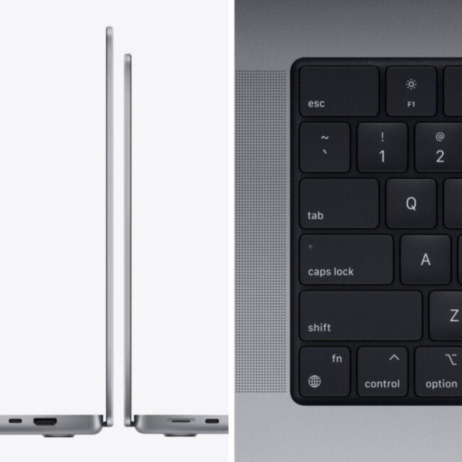 Ноутбук Apple Apple MacBook Pro (16 дюймов, 2021 г.) Клавиатура английская
