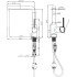 Смеситель RIVELATO Rivelato 9022208 antracite cromo