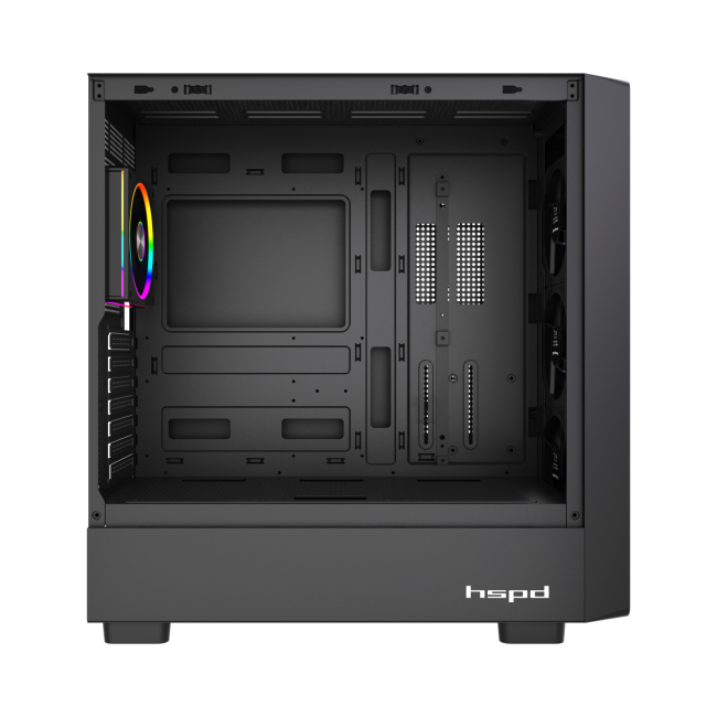 Корпус без блока питания HSPD F760-TGBK-ARGB Корпус без блока питания HSPD F760-TGBK-ARGB