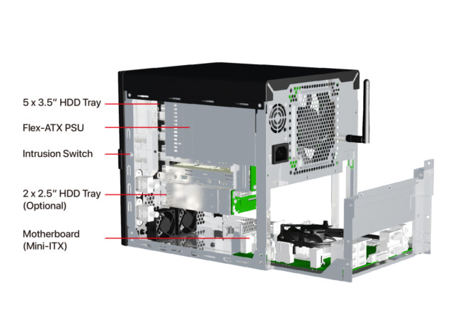 Серверный корпус ABLECOM TECHNOLOGY INC CS-G47A-03P