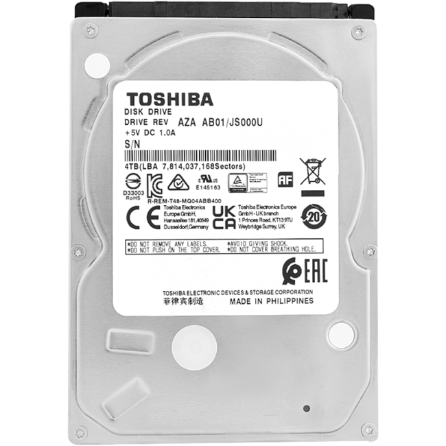 Жесткий диск Toshiba 4Tb (MQ04ABB400R) Жесткий диск Toshiba 4Tb (MQ04ABB400R)
