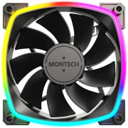 Вентилятор для корпуса Montech RX120 PWM BLACK Вентилятор для корпуса Montech RX120 PWM BLACK