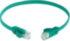 Greenconnect Патч-корд PROF плоский прямой 0.5m, UTP медь кат.6, зеленый, 30 AWG, GCR-LNC625-0.5m, ethernet high speed 10 Гбит/с, RJ45, T568B Greenconnect RJ45(m) - RJ45(m) Cat. 6 U/UTP PVC 0.5м зелёный