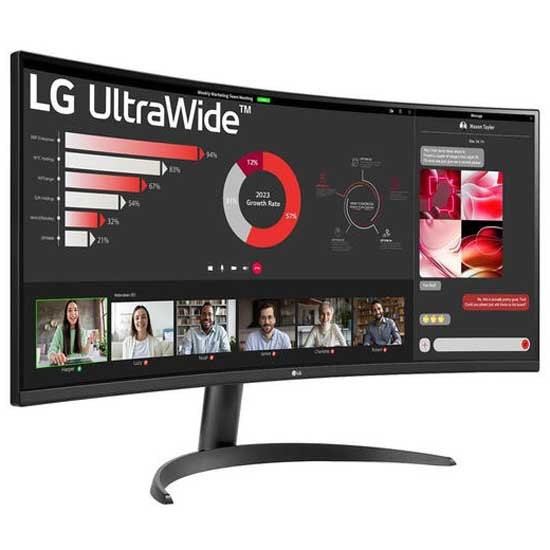 Монитор LG LCD 34WR50QC-B LG 34WR50QC-B