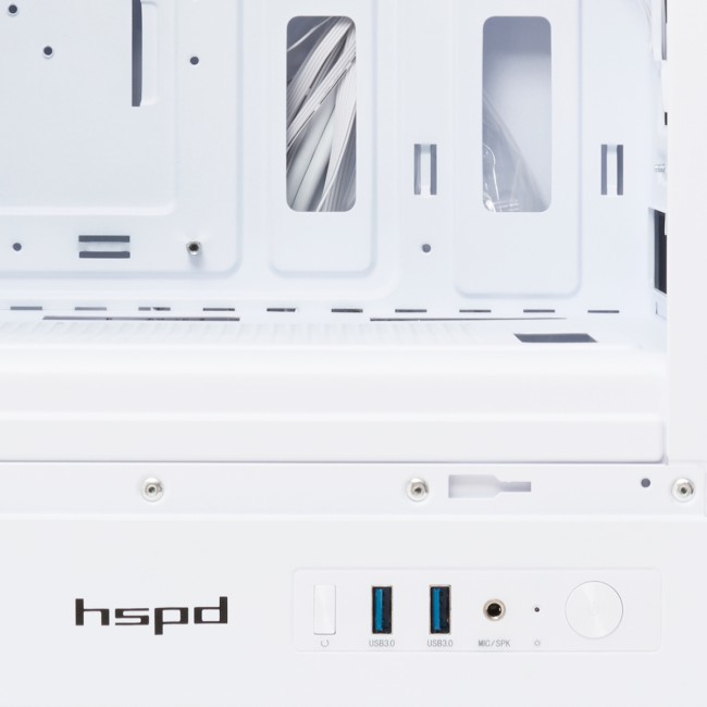Корпус без блока питания HSPD M510-TGWH-ARGB