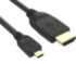 Кабель HDMI-19M --MicroHDMI-19M ver 2.0 1m VCOM <CG587-1M> VCOM CG587-1M