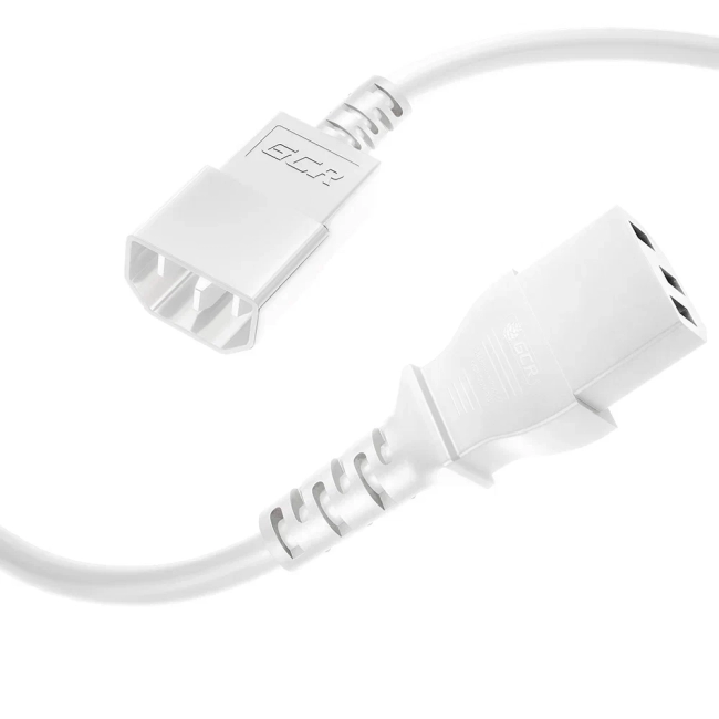 GCR Кабель питания удлинитель 3.0m, С13 - С14, белый, 3*0,75mm Greenconnect GCR-54355 GCR Кабель питания удлинитель 3.0m, С13 - С14, белый, 3*0,75mm Greenconnect GCR-54355