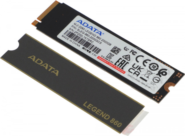 Накопитель SSD ADATA SLEG-860-2000GCS