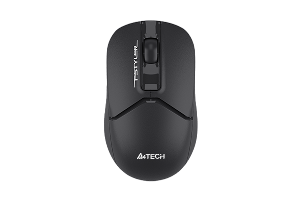 Мышь A4Tech Fstyler FB12 черный оптич. 1200dpi беспров. BT/Radio USB 3but (FB12 BLACK) A4Tech FB12 BLACK