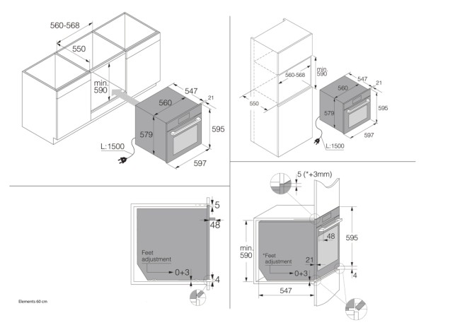 Встраиваемые электрические духовки ASKO Asko Elements OCS8678G