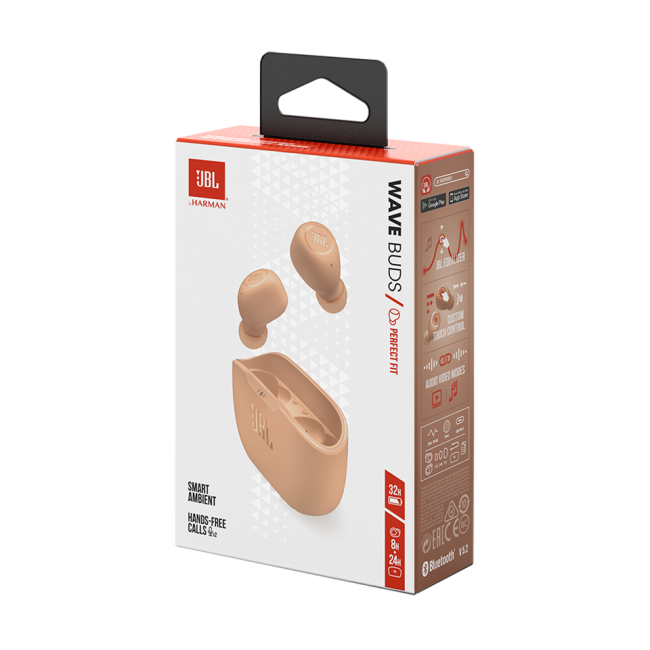 Наушники JBL WAVE BUDS (Beige) JBL JBLWBUDSBEG