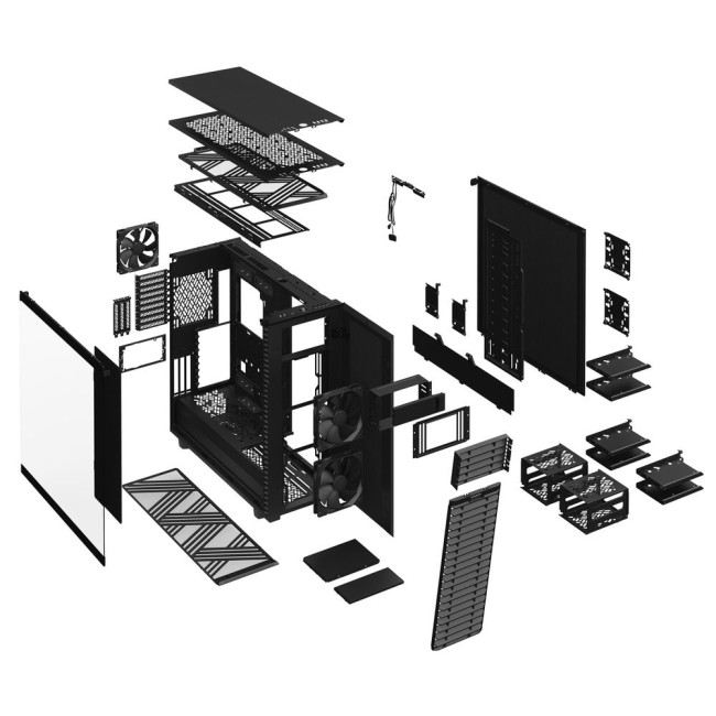Корпус ПК без блока питания Корпус Design Define 7 XL TG Dark Tint (FD-C-DEF7X-03) Корпус ПК без блока питания Корпус Design Define 7 XL TG Dark Tint (FD-C-DEF7X-03)