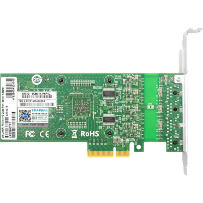 Сетевая карта ShenzhenLianrui Electronic Co., LTD LRES2037PT