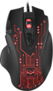 Игровая мышь SVEN RX-G715 (7+1кл., бесш. кл., 1200-3200 DPI, SoftTouch, подсветка, игров. упак) Sven RX-G715