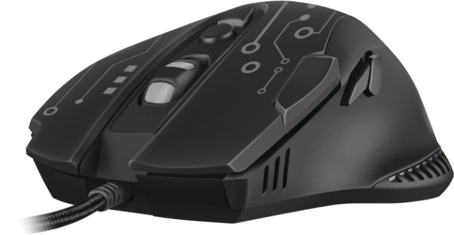 Игровая мышь SVEN RX-G715 (7+1кл., бесш. кл., 1200-3200 DPI, SoftTouch, подсветка, игров. упак) Sven RX-G715