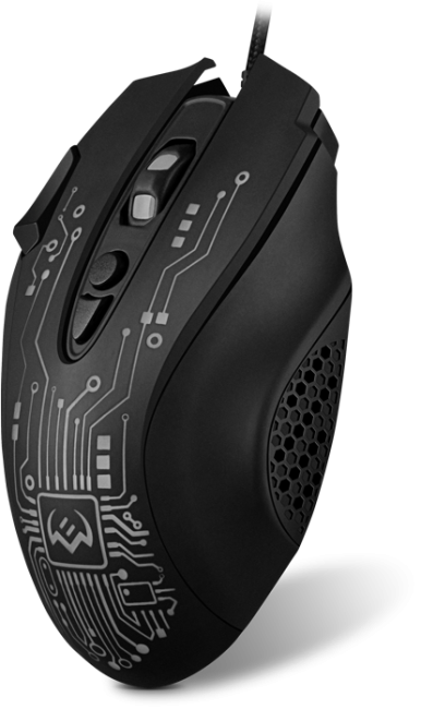 Игровая мышь SVEN RX-G715 (7+1кл., бесш. кл., 1200-3200 DPI, SoftTouch, подсветка, игров. упак) Sven RX-G715