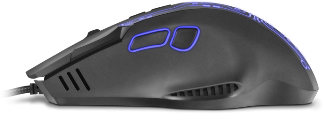 Игровая мышь SVEN RX-G715 (7+1кл., бесш. кл., 1200-3200 DPI, SoftTouch, подсветка, игров. упак) Sven RX-G715