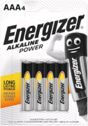 Батарейка AAA Energizer Alkaline power LR03 AAA BL4 (00-00000403)