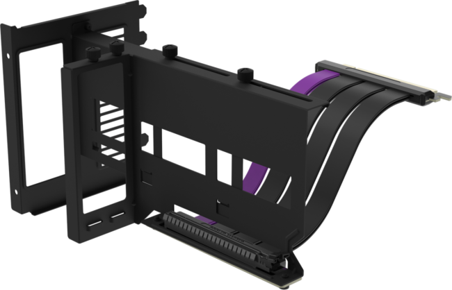 держатель видеокарты в корпусе Cooler Master Vertical Graphics Card Holder Kit V2 with Riser Cable держатель видеокарты в корпусе Cooler Master Vertical Graphics Card Holder Kit V2 with Riser Cable