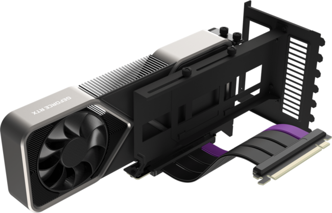 держатель видеокарты в корпусе Cooler Master Vertical Graphics Card Holder Kit V2 with Riser Cable держатель видеокарты в корпусе Cooler Master Vertical Graphics Card Holder Kit V2 with Riser Cable