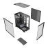 Корпус без блока питания HSPD F550-TGBK Корпус без блока питания HSPD F550-TGBK