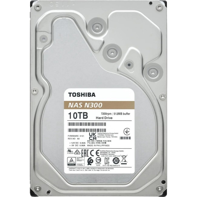 Жесткий диск Toshiba N300 NAS 10Tb (HDWG71AXZSTA) Жесткий диск Toshiba N300 NAS 10Tb (HDWG71AXZSTA)