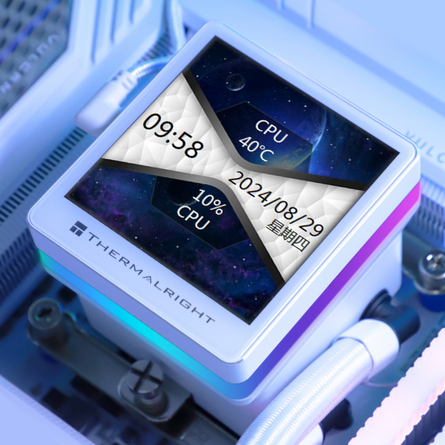Водяное охлаждение для процессора Thermalright Grand Vision 360 White Водяное охлаждение для процессора Thermalright Grand Vision 360 White