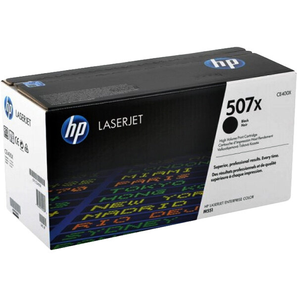 Тонер-картридж HP 507X Black Original LaserJet Toner Cartridge (CE400X)