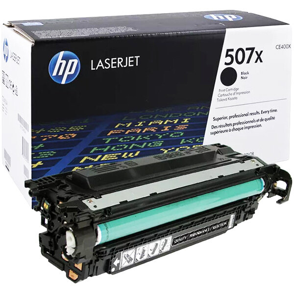 Тонер-картридж HP 507X Black Original LaserJet Toner Cartridge (CE400X)