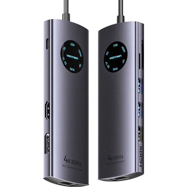Мультифункциональный хаб Vention USB-C 9 в 1 Vention TQUHB Мультифункциональный хаб Vention USB-C 9 в 1 Vention TQUHB