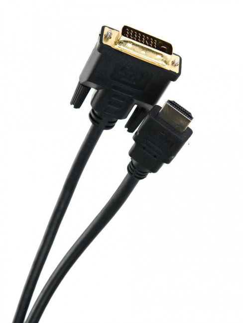 Кабель HDMI to DVI-D (19M -25M) 5м, TV-COM <LCG135E-5M> TV-COM HDMI (m) - DVI-D (m) 5м