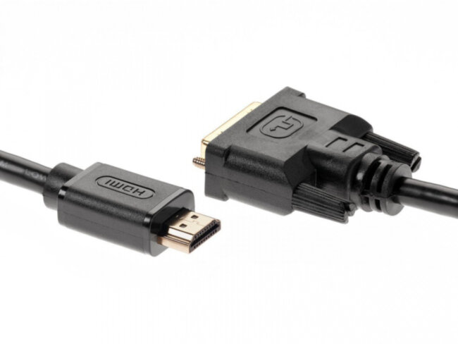 Кабель HDMI to DVI-D (19M -25M) 5м, TV-COM <LCG135E-5M> TV-COM HDMI (m) - DVI-D (m) 5м
