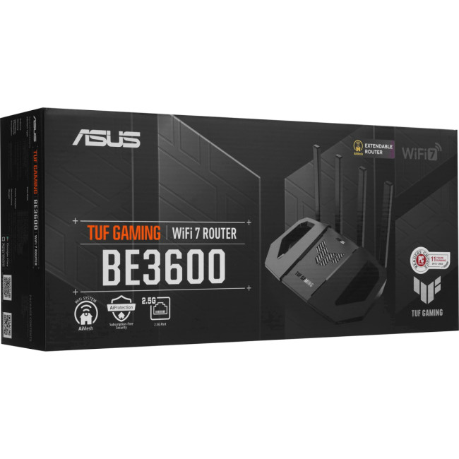 Маршрутизатор ASUS TUF-BE3600 V2 ASUS 90IG0A90-MO9C00 Маршрутизатор ASUS TUF-BE3600 V2 ASUS 90IG0A90-MO9C00