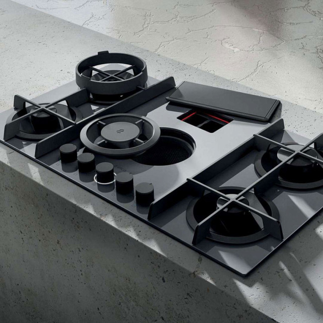 Встраиваемые газовые панели ELICA ELICA NIKOLATESLA FLAME BL