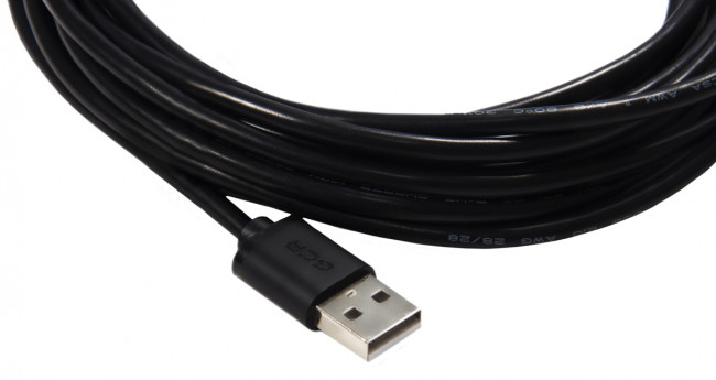 GCR Кабель 1.8m USB 2.0, AM/BM, черный, 28/28 AWG, экран, армированный, морозостойкий, GCR-UPC5M-BB2S-1.8m Greenconnect USB 2.0 AM - USB 2.0 BM 1.8 м
