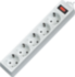 Сетевой фильтр Defender ES 5 5 м, белый, 5 розеток Defender ES 5 White (5 м, 5 розеток)