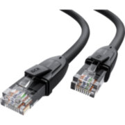 GCR Патч-корд прямой 7.5m UTP кат.6, черный, 24 AWG, ethernet high speed, RJ45, T568B, GCR-52535 Greenconnect GCR-52535