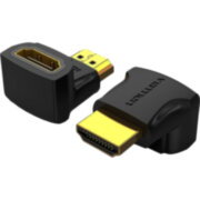 Адаптер-переходник Vention HDMI v2.0 19M/19F угол 90 Адаптер-переходник Vention HDMI v2.0 19M/19F угол 90 (AIOB0)