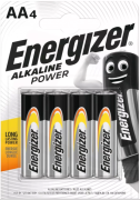 Батарейка AA Energizer Alkaline power LR6 AA BL4 (638377P)