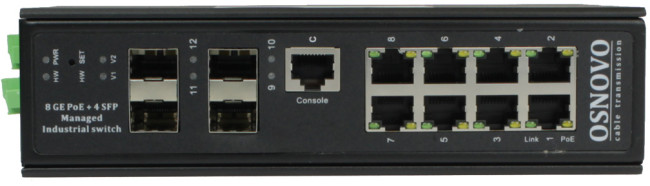 Коммутатор OSNOVO SW-80804/ILS(port 90W 300W) Коммутатор OSNOVO SW-80804/ILS(port 90W 300W)