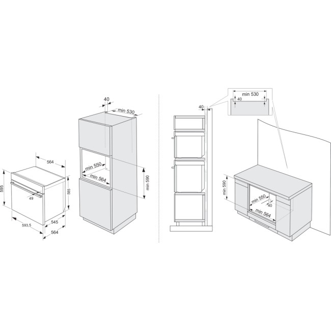 Встраиваемый духовой шкаф ASKO ASKO OCM26BGH