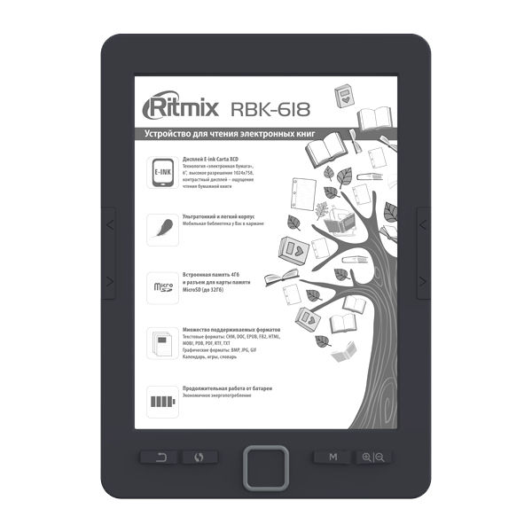 Электронная книга E-Ink Carta Ritmix 4610121104967 Электронная книга E-Ink Carta Ritmix 4610121104967